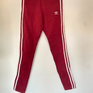 Adidas Red Leggings